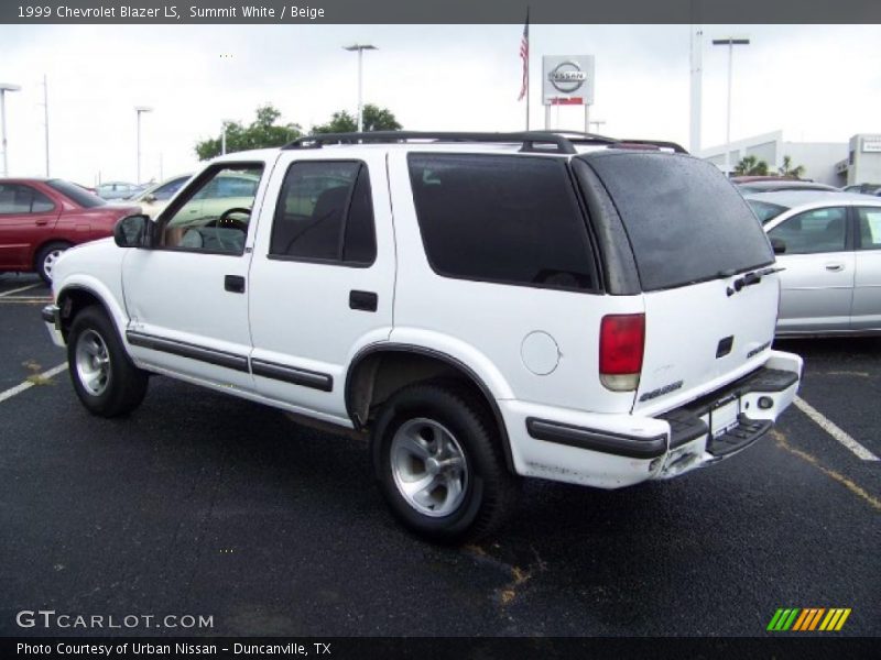 Summit White / Beige 1999 Chevrolet Blazer LS
