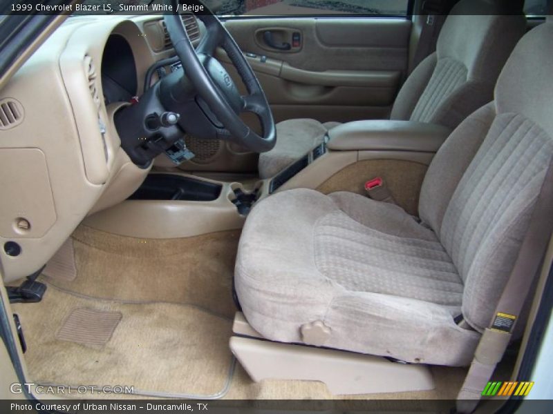 Summit White / Beige 1999 Chevrolet Blazer LS