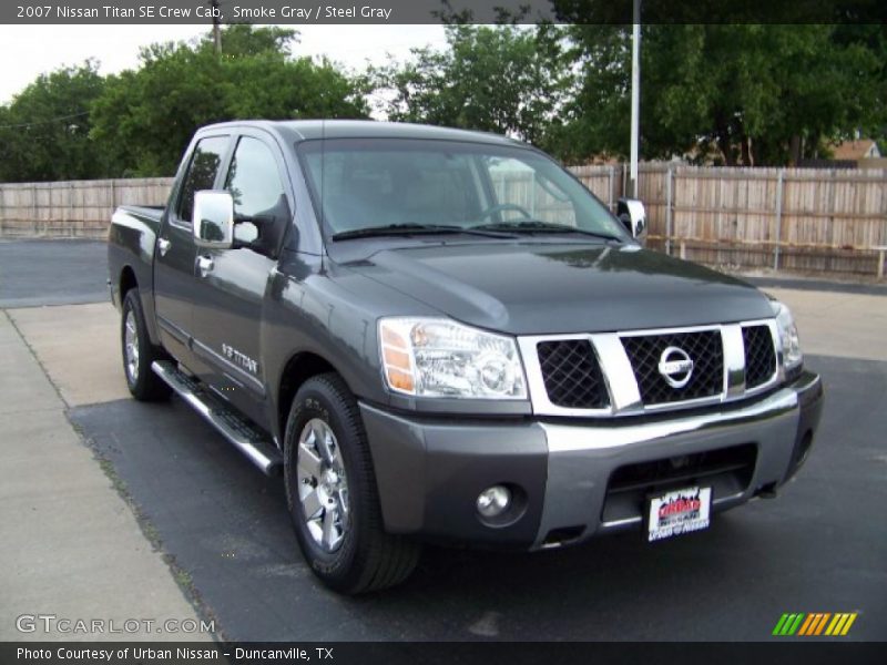 Smoke Gray / Steel Gray 2007 Nissan Titan SE Crew Cab