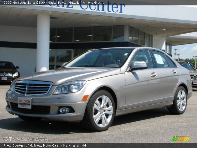 Pewter Metallic / Almond/Mocha 2009 Mercedes-Benz C 300 4Matic