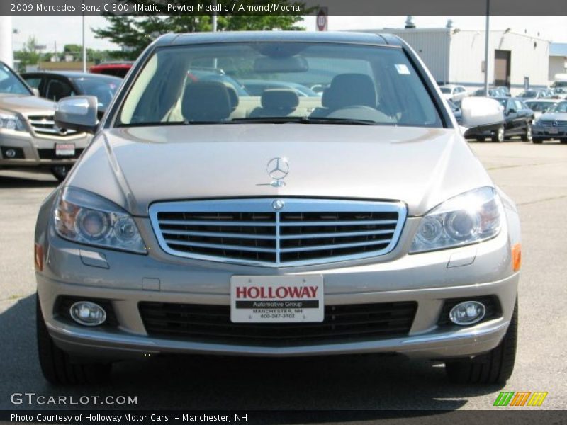 Pewter Metallic / Almond/Mocha 2009 Mercedes-Benz C 300 4Matic