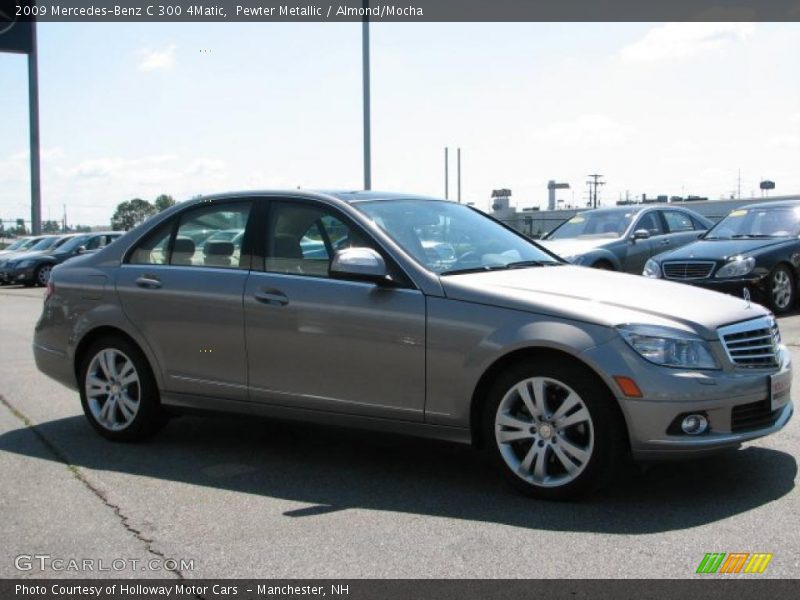 Pewter Metallic / Almond/Mocha 2009 Mercedes-Benz C 300 4Matic