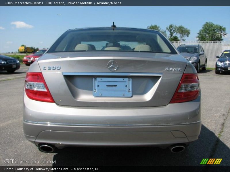 Pewter Metallic / Almond/Mocha 2009 Mercedes-Benz C 300 4Matic