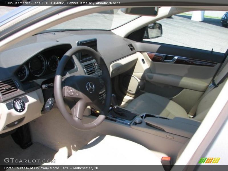 Pewter Metallic / Almond/Mocha 2009 Mercedes-Benz C 300 4Matic