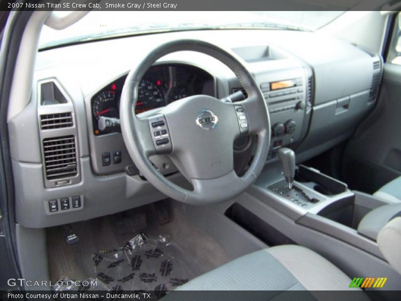 Smoke Gray / Steel Gray 2007 Nissan Titan SE Crew Cab