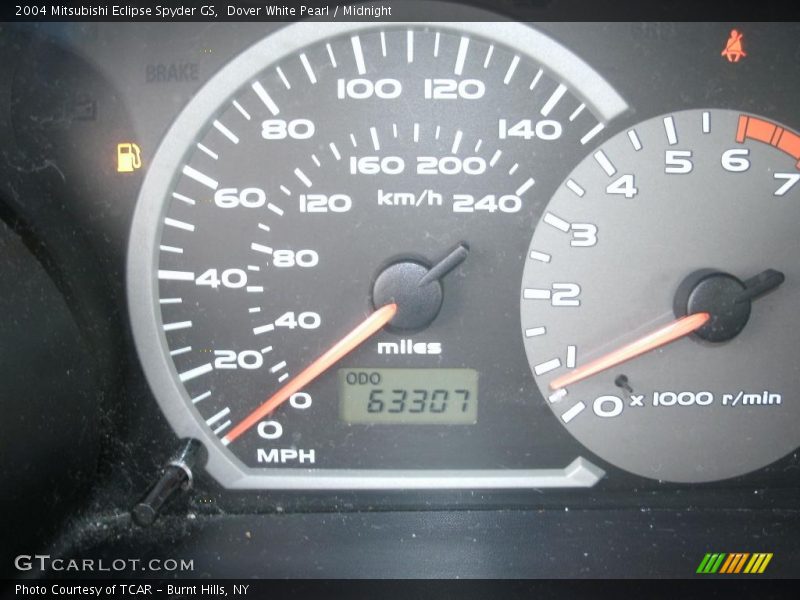 Dover White Pearl / Midnight 2004 Mitsubishi Eclipse Spyder GS