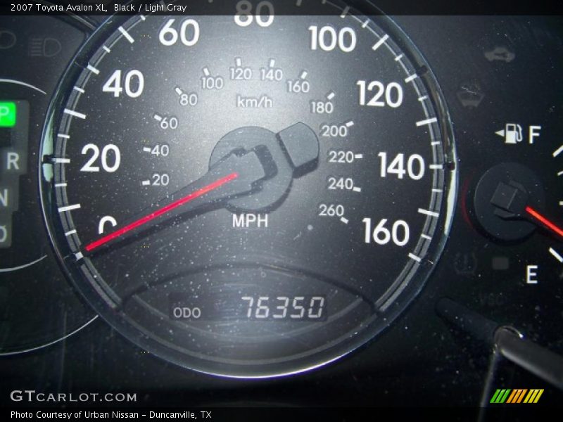 Black / Light Gray 2007 Toyota Avalon XL