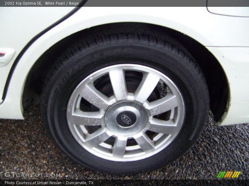 White Pearl / Beige 2002 Kia Optima SE