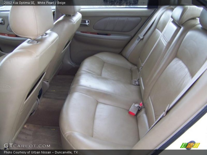 White Pearl / Beige 2002 Kia Optima SE