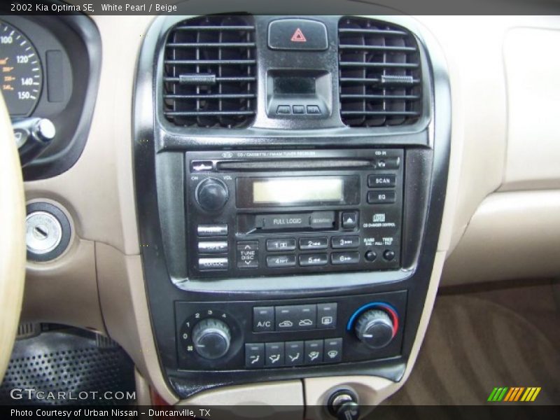White Pearl / Beige 2002 Kia Optima SE