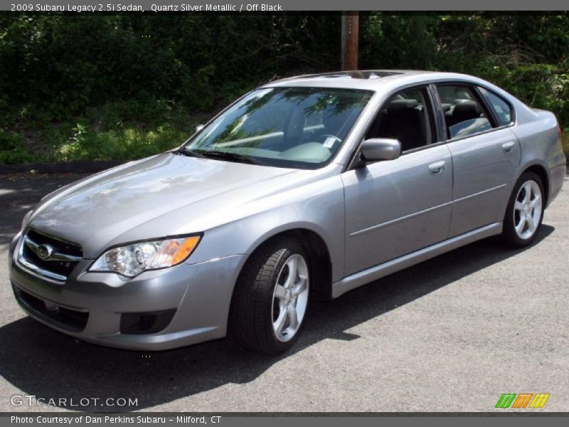 Quartz Silver Metallic / Off Black 2009 Subaru Legacy 2.5i Sedan