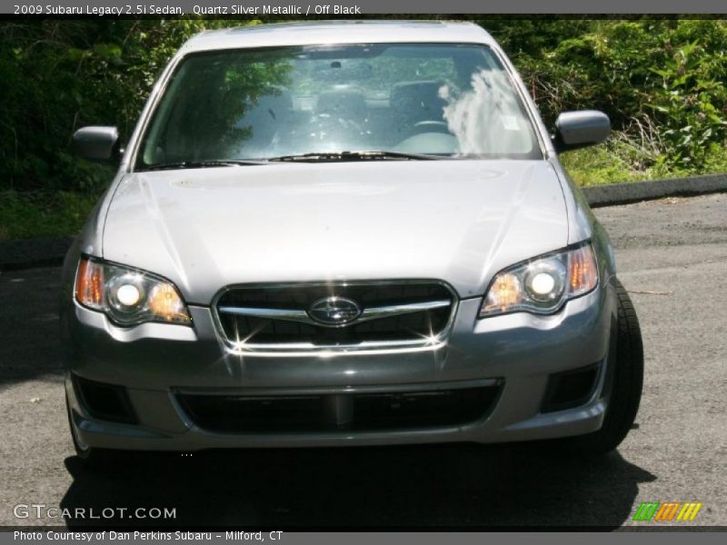 Quartz Silver Metallic / Off Black 2009 Subaru Legacy 2.5i Sedan