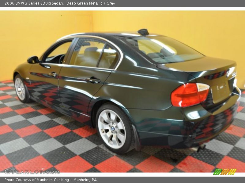 Deep Green Metallic / Grey 2006 BMW 3 Series 330xi Sedan