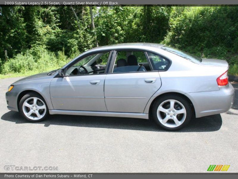 Quartz Silver Metallic / Off Black 2009 Subaru Legacy 2.5i Sedan