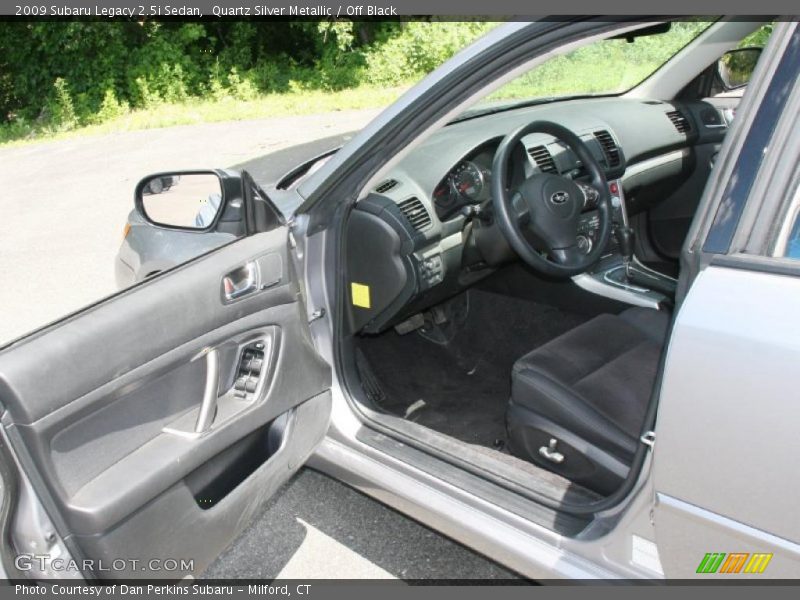 Quartz Silver Metallic / Off Black 2009 Subaru Legacy 2.5i Sedan