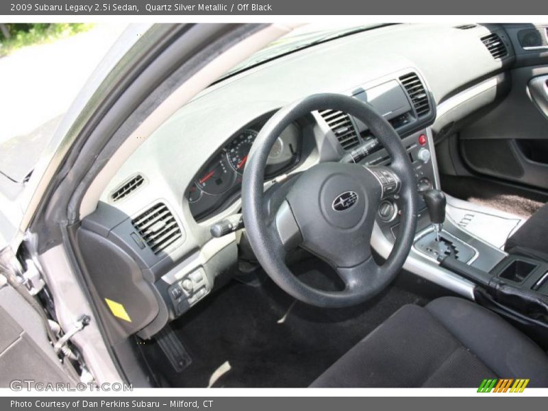 Quartz Silver Metallic / Off Black 2009 Subaru Legacy 2.5i Sedan
