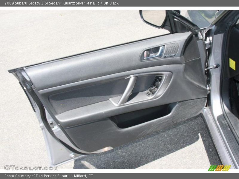 Quartz Silver Metallic / Off Black 2009 Subaru Legacy 2.5i Sedan