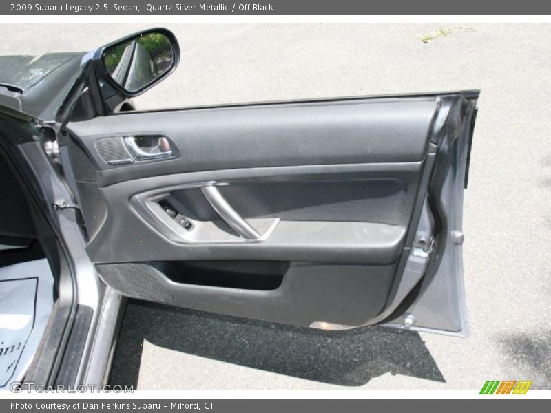 Quartz Silver Metallic / Off Black 2009 Subaru Legacy 2.5i Sedan