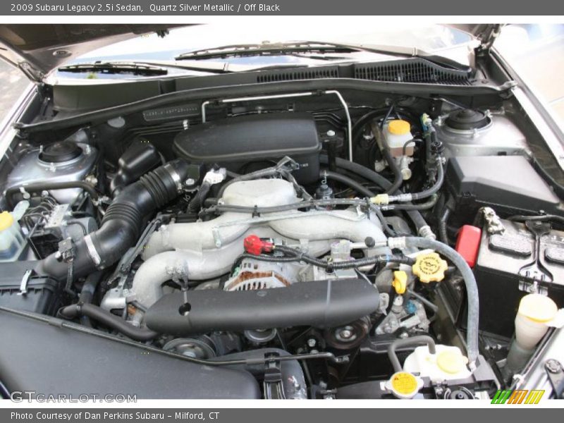 Quartz Silver Metallic / Off Black 2009 Subaru Legacy 2.5i Sedan