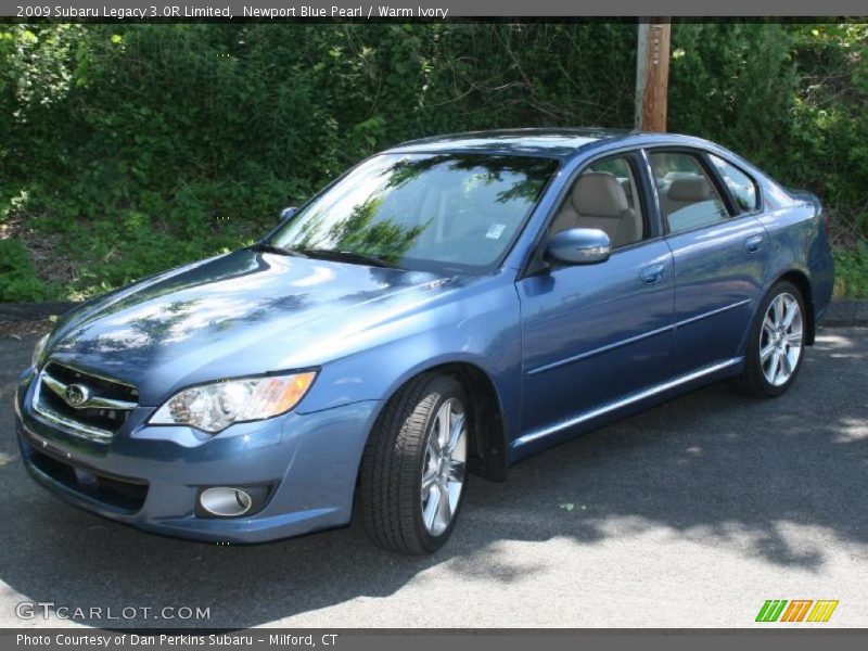 Newport Blue Pearl / Warm Ivory 2009 Subaru Legacy 3.0R Limited