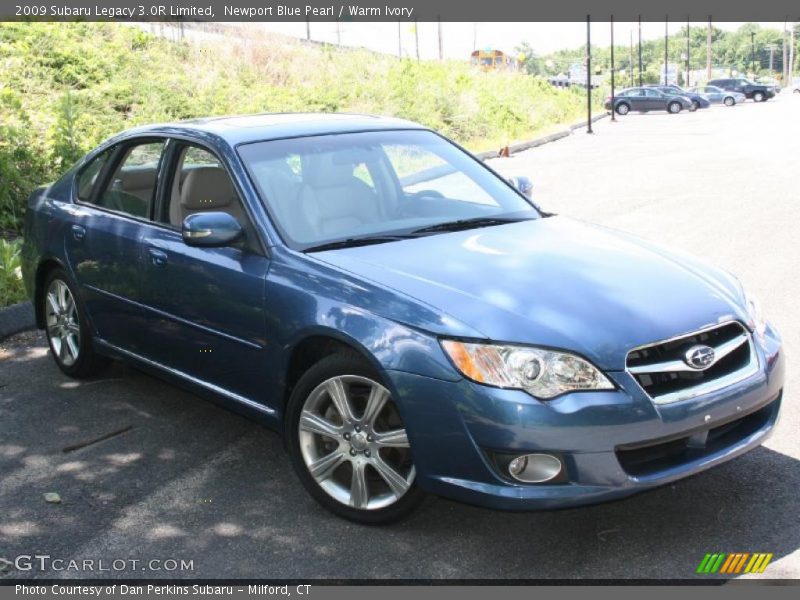 Newport Blue Pearl / Warm Ivory 2009 Subaru Legacy 3.0R Limited