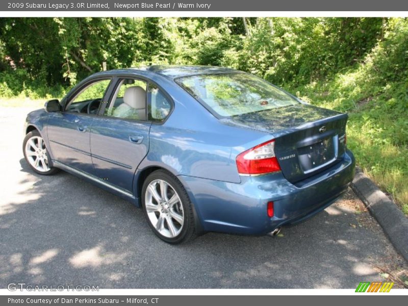 Newport Blue Pearl / Warm Ivory 2009 Subaru Legacy 3.0R Limited