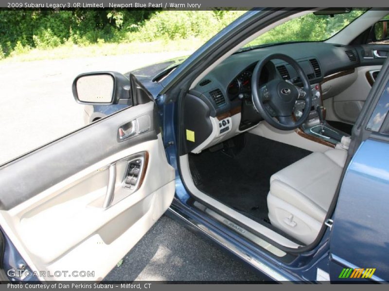Newport Blue Pearl / Warm Ivory 2009 Subaru Legacy 3.0R Limited