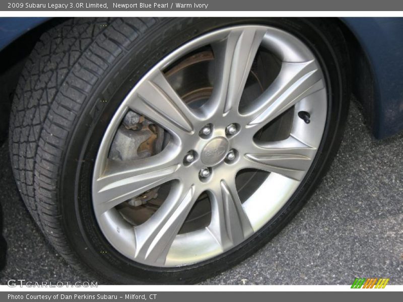 Newport Blue Pearl / Warm Ivory 2009 Subaru Legacy 3.0R Limited