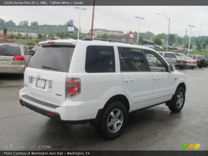 Taffeta White / Saddle 2008 Honda Pilot EX-L 4WD