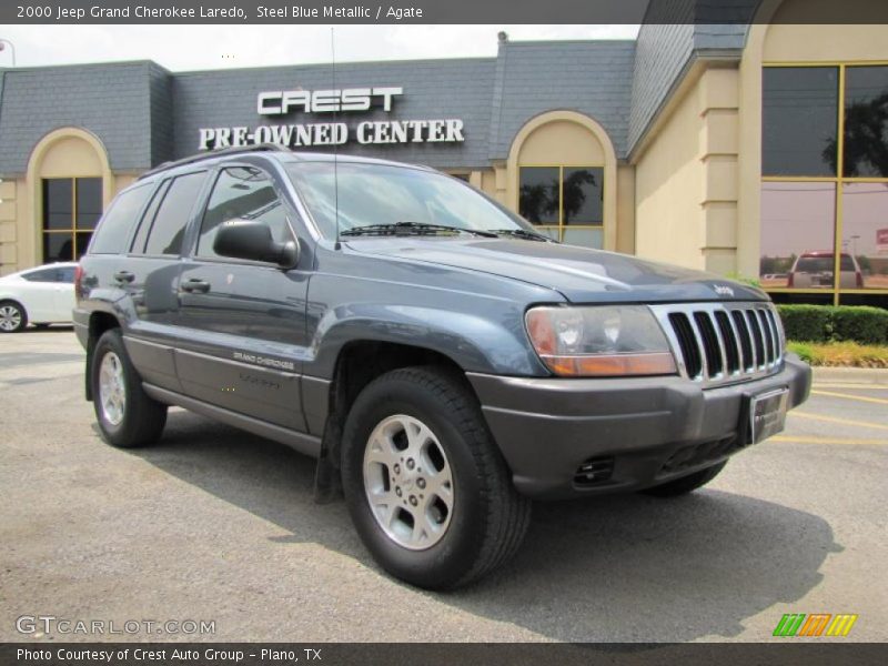 Steel Blue Metallic / Agate 2000 Jeep Grand Cherokee Laredo