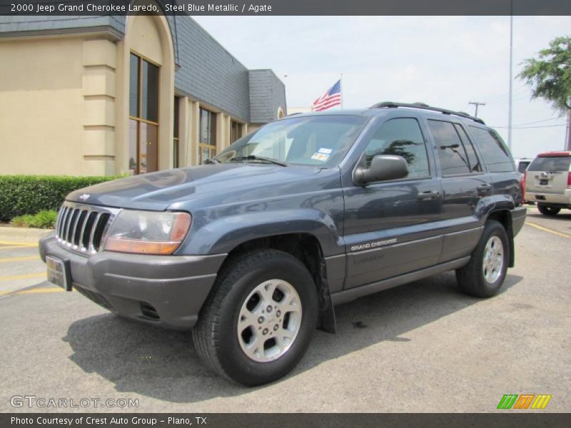 Steel Blue Metallic / Agate 2000 Jeep Grand Cherokee Laredo