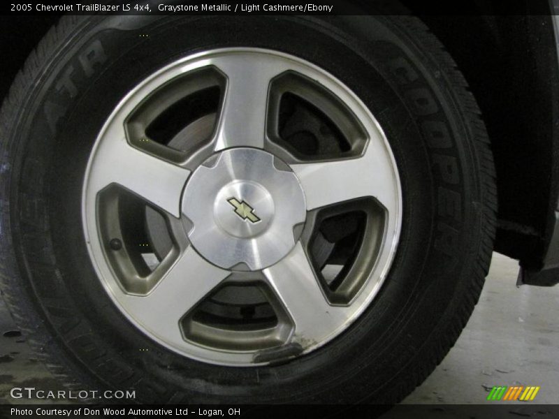Graystone Metallic / Light Cashmere/Ebony 2005 Chevrolet TrailBlazer LS 4x4