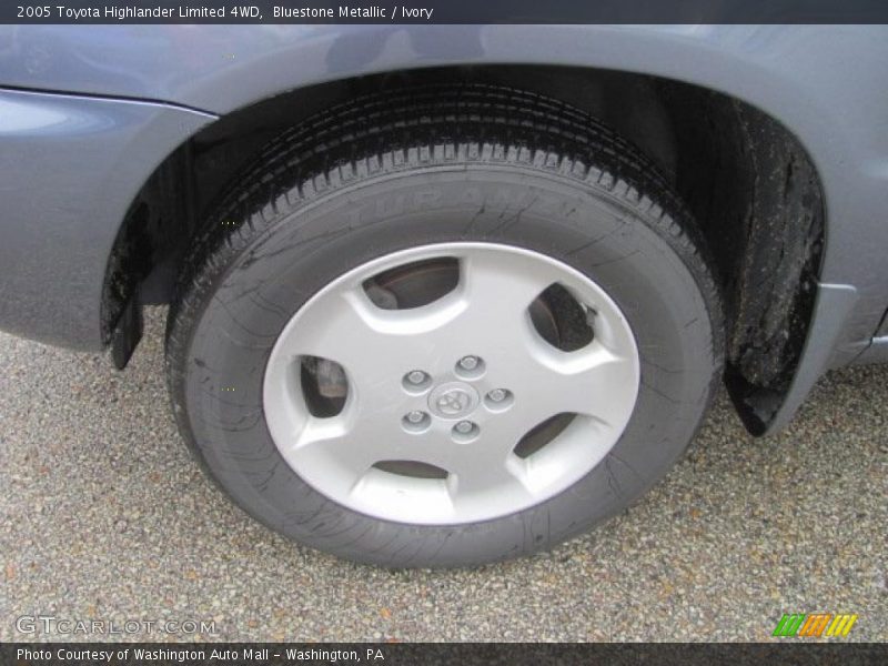 Bluestone Metallic / Ivory 2005 Toyota Highlander Limited 4WD