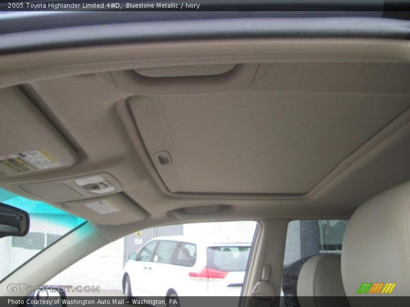 Bluestone Metallic / Ivory 2005 Toyota Highlander Limited 4WD