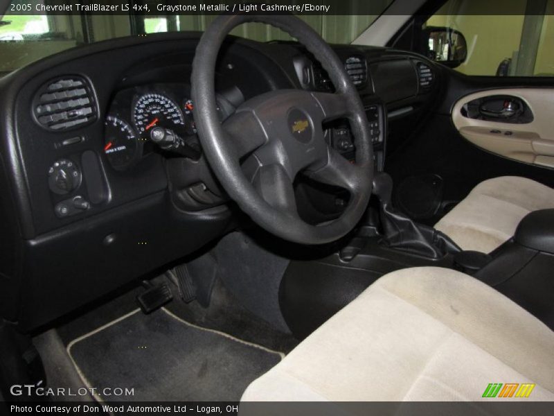 Graystone Metallic / Light Cashmere/Ebony 2005 Chevrolet TrailBlazer LS 4x4