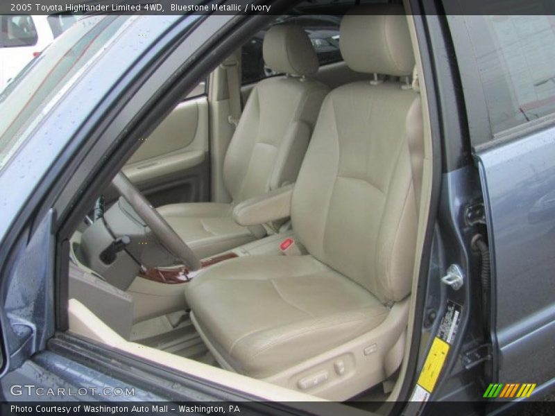Bluestone Metallic / Ivory 2005 Toyota Highlander Limited 4WD