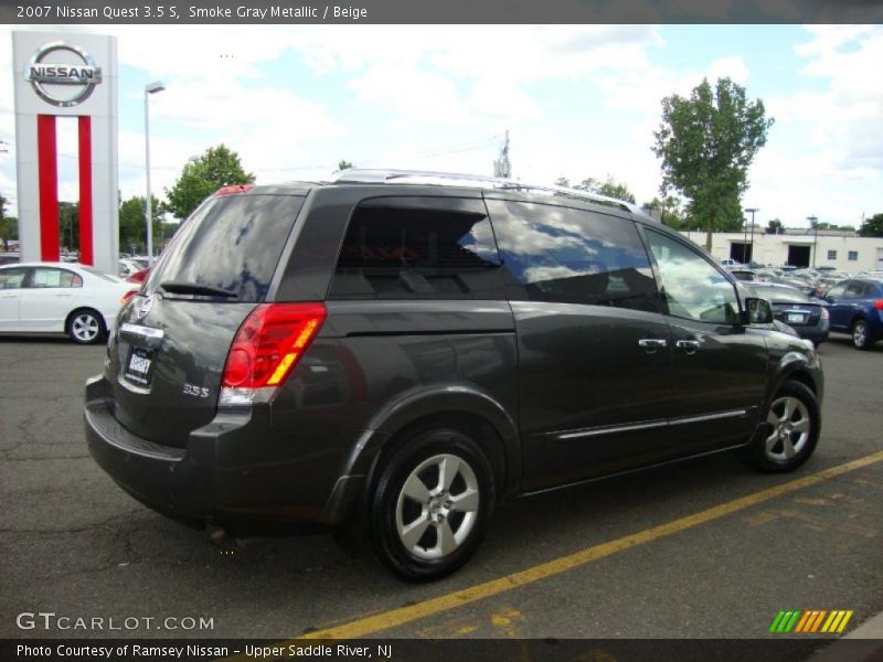 Smoke Gray Metallic / Beige 2007 Nissan Quest 3.5 S