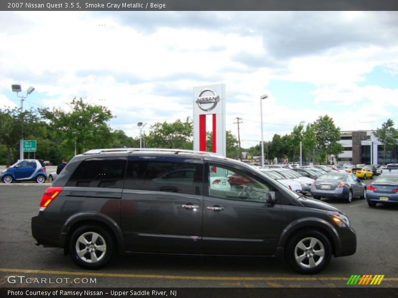 Smoke Gray Metallic / Beige 2007 Nissan Quest 3.5 S