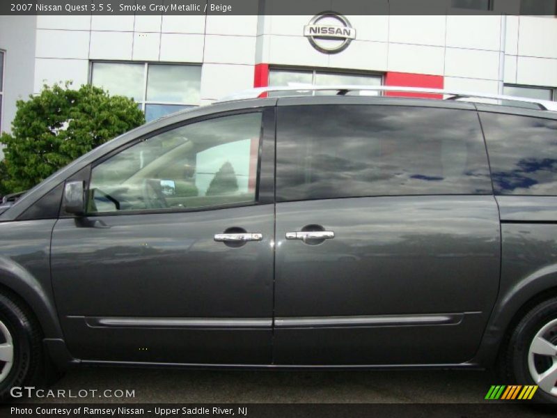 Smoke Gray Metallic / Beige 2007 Nissan Quest 3.5 S