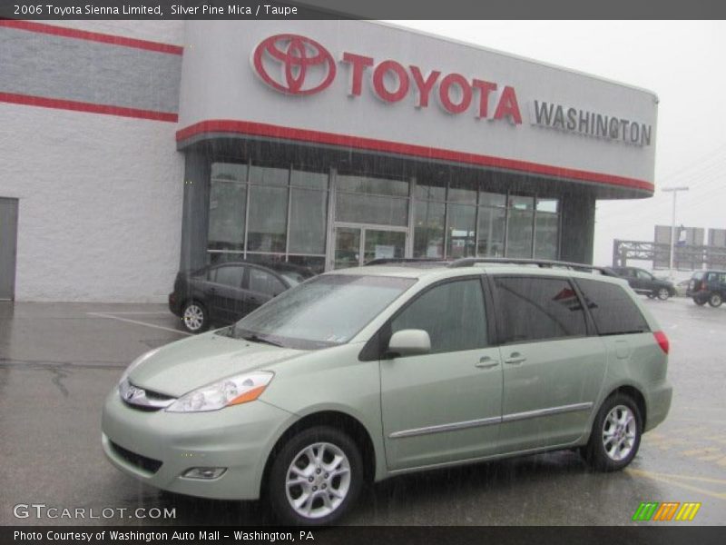 Silver Pine Mica / Taupe 2006 Toyota Sienna Limited