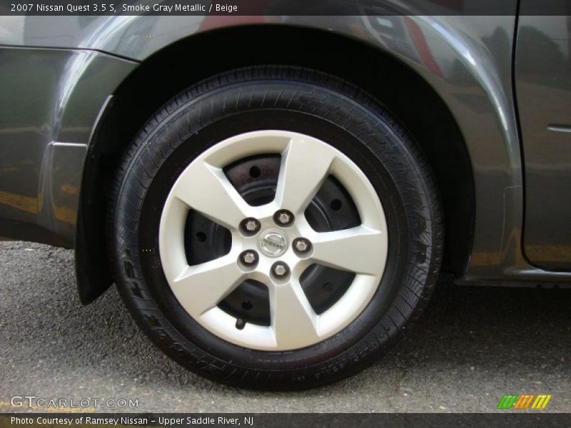 Smoke Gray Metallic / Beige 2007 Nissan Quest 3.5 S