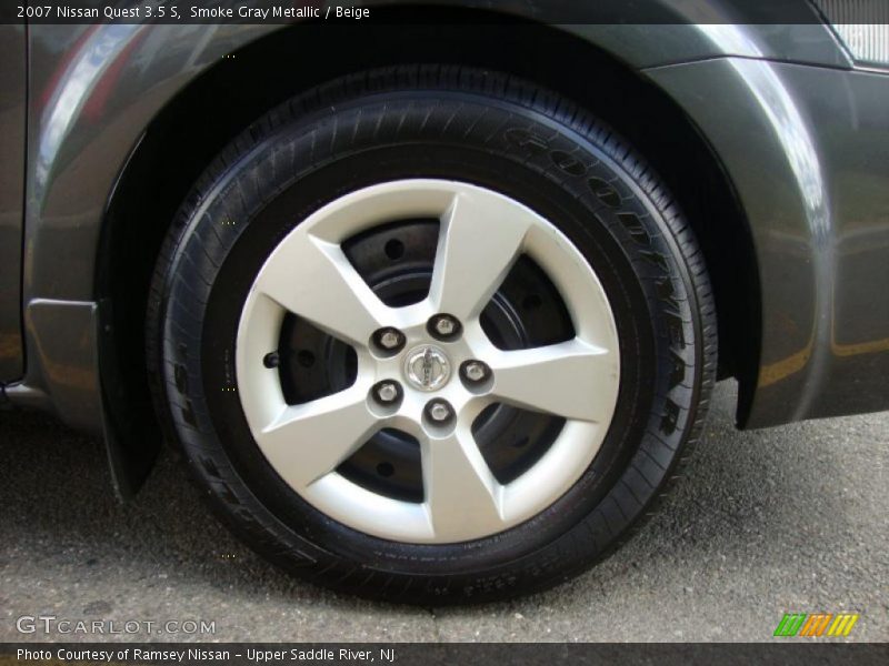 Smoke Gray Metallic / Beige 2007 Nissan Quest 3.5 S