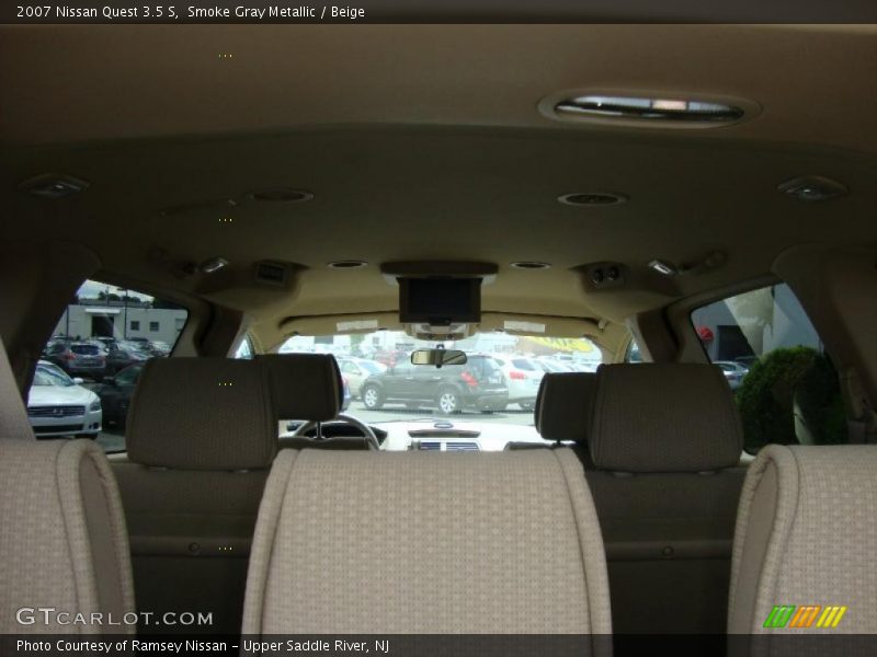 Smoke Gray Metallic / Beige 2007 Nissan Quest 3.5 S
