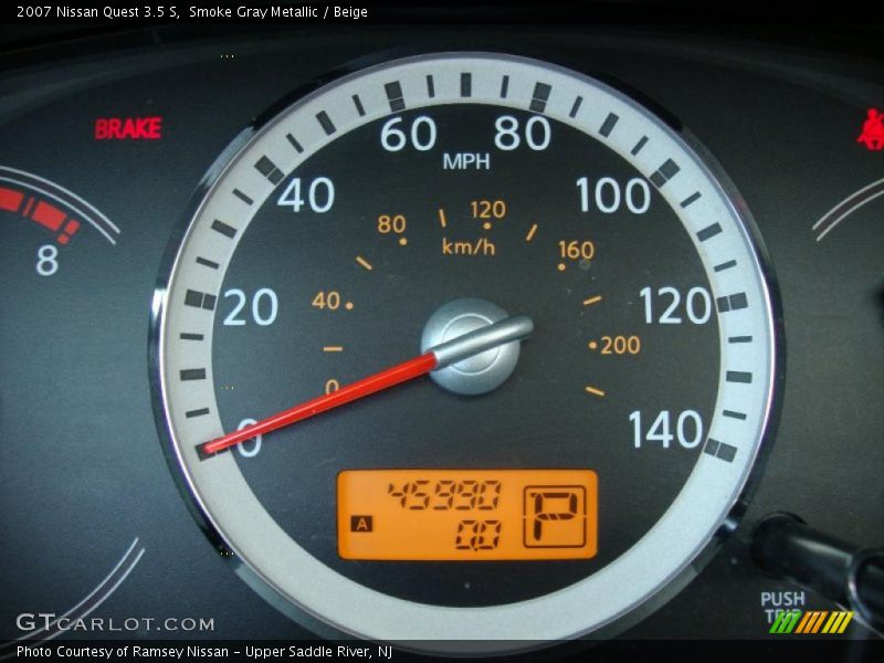 Smoke Gray Metallic / Beige 2007 Nissan Quest 3.5 S