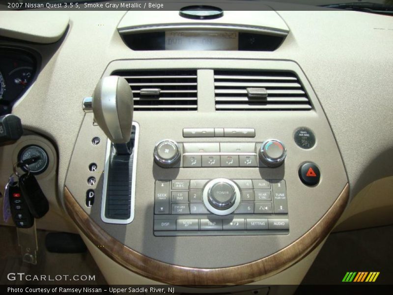Smoke Gray Metallic / Beige 2007 Nissan Quest 3.5 S