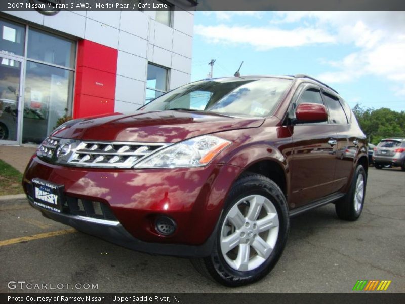 Merlot Pearl / Cafe Latte 2007 Nissan Murano S AWD