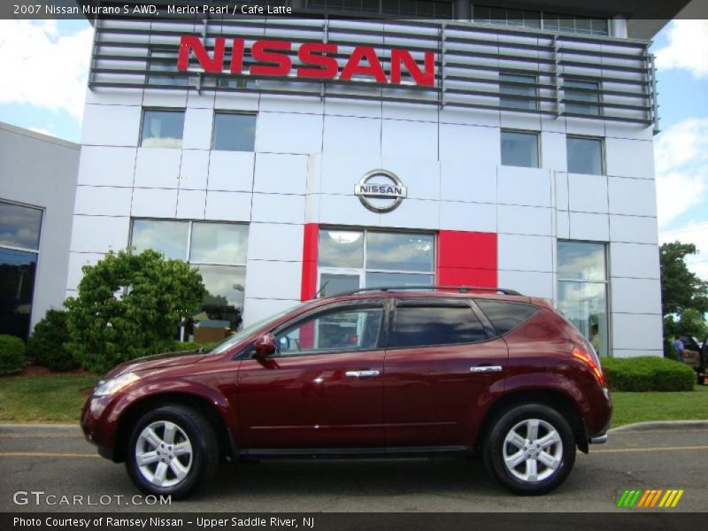 Merlot Pearl / Cafe Latte 2007 Nissan Murano S AWD