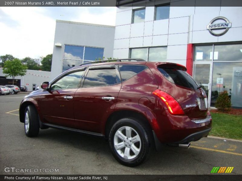 Merlot Pearl / Cafe Latte 2007 Nissan Murano S AWD