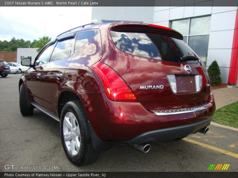 Merlot Pearl / Cafe Latte 2007 Nissan Murano S AWD