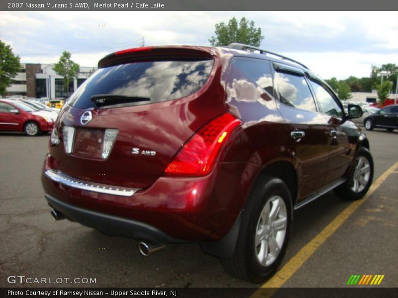 Merlot Pearl / Cafe Latte 2007 Nissan Murano S AWD